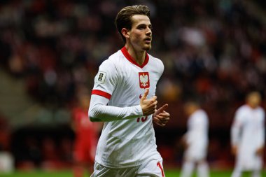 Jakub Kaminski, 2026 Dünya Kupası eleme maçında PGE Narodowy 'de Polonya ve Malta milli takımları arasında görüldü (Maciej Rogowski)