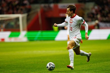 Jakub Kaminski, 2026 Dünya Kupası eleme maçında PGE Narodowy 'de Polonya ve Malta milli takımları arasında görüldü (Maciej Rogowski)