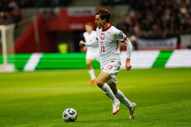 Jakub Kaminski, 2026 Dünya Kupası eleme maçında PGE Narodowy 'de Polonya ve Malta milli takımları arasında görüldü (Maciej Rogowski)