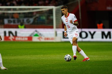 Jakub Kiwior, 2026 Dünya Kupası eleme maçında PGE Narodowy 'da Polonya ve Malta milli takımları arasında görüldü (Maciej Rogowski)