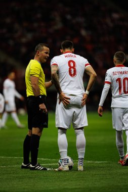 Jakub Moder, 2026 Dünya Kupası eleme maçında PGE Narodowy 'da Polonya ve Malta milli takımları arasında görüldü (Maciej Rogowski)