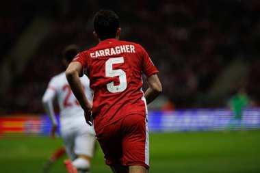 James Carragher 2026 Dünya Kupası eleme maçında PGE Narodowy 'de Polonya ve Malta milli takımları arasında görüldü (Maciej Rogowski)