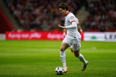 Jakub Kaminski, 2026 Dünya Kupası eleme maçında PGE Narodowy 'de Polonya ve Malta milli takımları arasında görüldü (Maciej Rogowski)