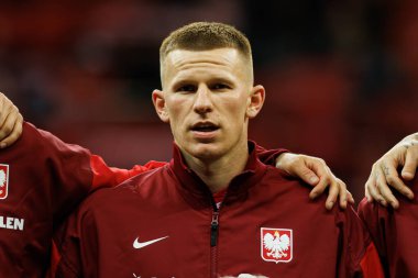 Mateusz Bogusz, 2026 Dünya Kupası eleme maçında Polonya ve Malta milli takımları arasında PGE Narodowy 'de görüldü (Maciej Rogowski)