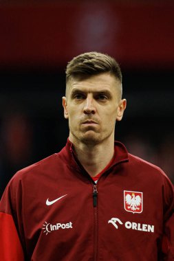 Krzysztof Piatek, 2026 Dünya Kupası eleme maçında Polonya ve Malta milli takımları arasında PGE Narodowy 'da görüldü (Maciej Rogowski)