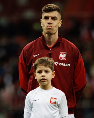 Krzysztof Piatek, 2026 Dünya Kupası eleme maçında Polonya ve Malta milli takımları arasında PGE Narodowy 'da görüldü (Maciej Rogowski)