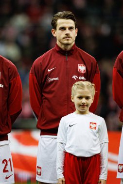 Jakub Kaminski, 2026 Dünya Kupası eleme maçında PGE Narodowy 'de Polonya ve Malta milli takımları arasında görüldü (Maciej Rogowski)