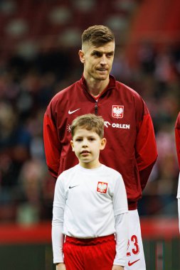 Krzysztof Piatek, 2026 Dünya Kupası eleme maçında Polonya ve Malta milli takımları arasında PGE Narodowy 'da görüldü (Maciej Rogowski)