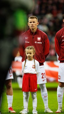 Mateusz Bogusz, 2026 Dünya Kupası eleme maçında Polonya ve Malta milli takımları arasında PGE Narodowy 'de görüldü (Maciej Rogowski)