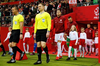 Jan Bednarek 2026 Dünya Kupası eleme maçında PGE Narodowy 'de Polonya ve Malta milli takımları arasında görüldü (Maciej Rogowski)