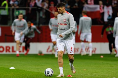 Jakub Moder, 2026 Dünya Kupası eleme maçında PGE Narodowy 'da Polonya ve Malta milli takımları arasında görüldü (Maciej Rogowski)