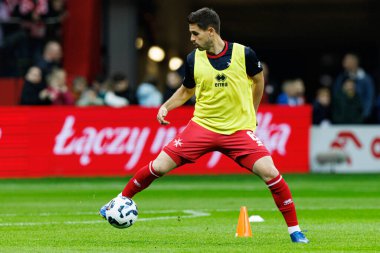 2026 Dünya Kupası eleme maçında Polonya ve Malta milli takımları arasında PGE Narodowy 'de Matthew Guillaumier görüldü (Maciej Rogowski)