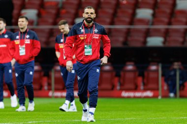 Zach Muscat 2026 Dünya Kupası eleme maçında PGE Narodowy 'de Polonya ve Malta milli takımları arasında görüldü (Maciej Rogowski)