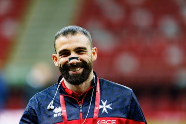 Zach Muscat 2026 Dünya Kupası eleme maçında PGE Narodowy 'de Polonya ve Malta milli takımları arasında görüldü (Maciej Rogowski)