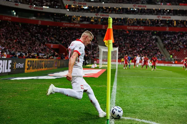 Mateusz Bogusz, 2026 Dünya Kupası eleme maçında Polonya ve Malta milli takımları arasında PGE Narodowy 'de görüldü (Maciej Rogowski)