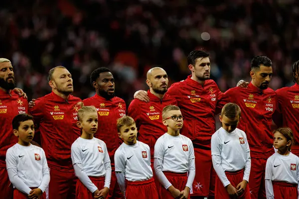 2026 Dünya Kupası eleme maçında Polonya ve Malta milli takımları arasında PGE Narodowy 'de görüldü (Maciej Rogowski)