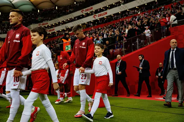 Sebastian Szymanski ve Krzysztof Piatek, 2026 Dünya Kupası eleme maçında Polonya ve Malta milli takımları arasında PGE Narodowy (Maciej Rogowski)