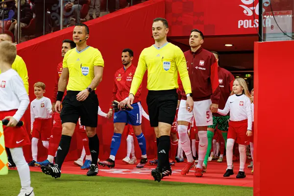 Jan Bednarek 2026 Dünya Kupası eleme maçında PGE Narodowy 'de Polonya ve Malta milli takımları arasında görüldü (Maciej Rogowski)