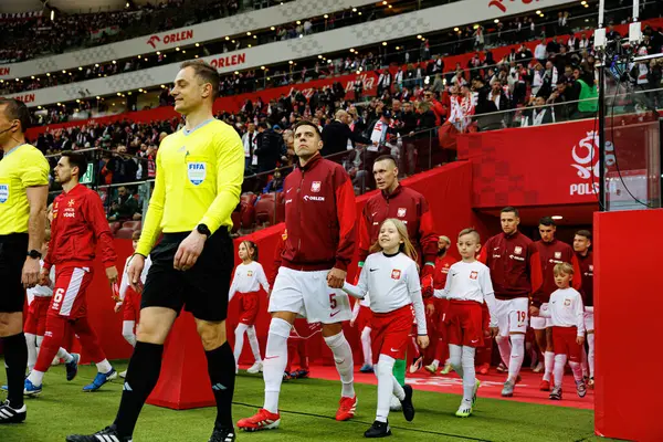 Jan Bednarek 2026 Dünya Kupası eleme maçında PGE Narodowy 'de Polonya ve Malta milli takımları arasında görüldü (Maciej Rogowski)