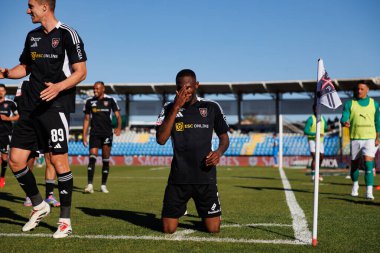  Duplexe Tchamba, Estadio Municipal Rio Maior 'daki (Maciej Rogowski) Casa Pia ve Rio Ave FC takımları arasında oynanan Liga Portekiz maçında gol attıktan sonra kutlama yaparken görülüyor.)