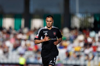 Leonardo Lelo, Liga Portekiz maçı sırasında Estadio Belediyesi Rio Maior 'da Casa Pia ve Rio Ave FC takımları arasında görüldü (Maciej Rogowski)