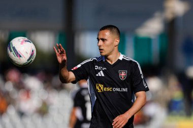 Leonardo Lelo, Liga Portekiz maçı sırasında Estadio Belediyesi Rio Maior 'da Casa Pia ve Rio Ave FC takımları arasında görüldü (Maciej Rogowski)