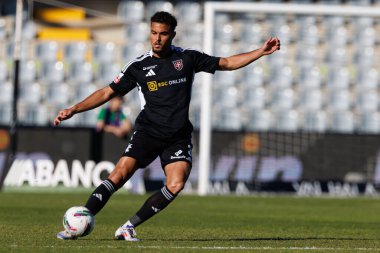 Ruben Kluivert, Liga Portekiz maçı sırasında Estadio Belediyesi Rio Maior 'da Casa Pia ve Rio Ave FC takımları arasında görüldü (Maciej Rogowski)