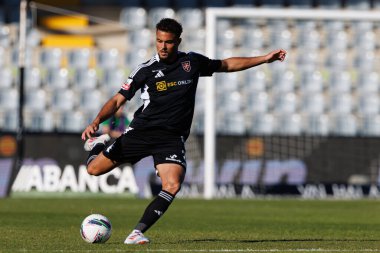 Ruben Kluivert, Liga Portekiz maçı sırasında Estadio Belediyesi Rio Maior 'da Casa Pia ve Rio Ave FC takımları arasında görüldü (Maciej Rogowski)