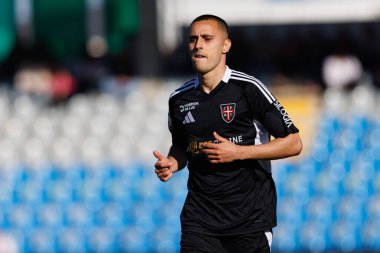 Leandro Lelo, Liga Portekiz maçı sırasında Estadio Belediyesi Rio Maior 'da Casa Pia ve Rio Ave FC takımları arasında görüldü (Maciej Rogowski)