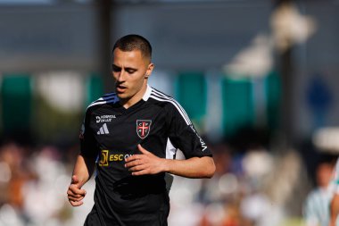 Leandro Lelo, Liga Portekiz maçı sırasında Estadio Belediyesi Rio Maior 'da Casa Pia ve Rio Ave FC takımları arasında görüldü (Maciej Rogowski)
