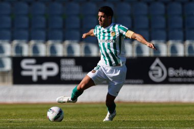 Joao Novais, Liga Portekiz maçı sırasında Estadio Belediyesi Rio Maior 'da Casa Pia ve Rio Ave FC takımları arasında görüldü (Maciej Rogowski)