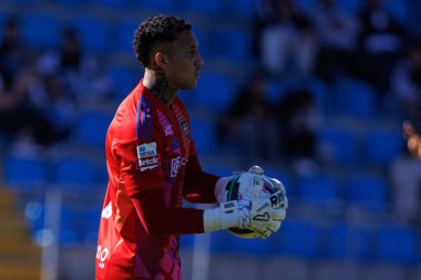 Patrick Sequeira, Liga Portekiz maçı sırasında Estadio Belediyesi Rio Maior 'da Casa Pia ve Rio Ave FC takımları arasında görüldü (Maciej Rogowski)