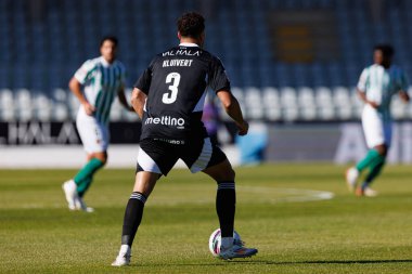 Ruben Kluivert, Liga Portekiz maçı sırasında Estadio Belediyesi Rio Maior 'da Casa Pia ve Rio Ave FC takımları arasında görüldü (Maciej Rogowski)