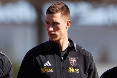 Andrian Kraev, Liga Portekiz maçı sırasında Estadio Belediyesi Rio Maior 'da Casa Pia ve Rio Ave FC takımları arasında görüldü (Maciej Rogowski)