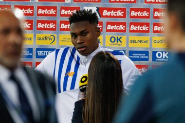 Samuel Aghehowa, Liga Portekiz maçı sırasında Estoril Praia ve FC Porto takımları arasında Estadio Antonio Coimbra da Mota 'da (Maciej Rogowski)