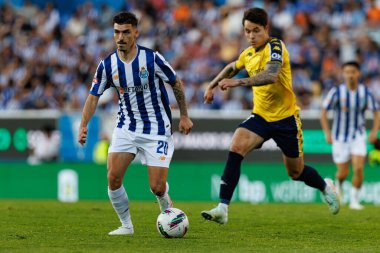 Andre Franco, Liga Portekiz maçı sırasında Estoril Praia ve FC Porto takımları arasında Estadio Antonio Coimbra da Mota 'da görüldü (Maciej Rogowski)
