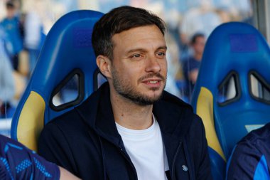 Martin Anselmi, Liga Portekiz maçı sırasında Estoril Praia ve FC Porto takımları arasında Estadio Antonio Coimbra da Mota 'da görüldü (Maciej Rogowski)