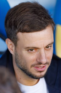 Martin Anselmi, Liga Portekiz maçı sırasında Estoril Praia ve FC Porto takımları arasında Estadio Antonio Coimbra da Mota 'da görüldü (Maciej Rogowski)