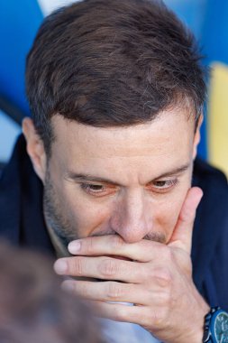 Martin Anselmi, Liga Portekiz maçı sırasında Estoril Praia ve FC Porto takımları arasında Estadio Antonio Coimbra da Mota 'da görüldü (Maciej Rogowski)