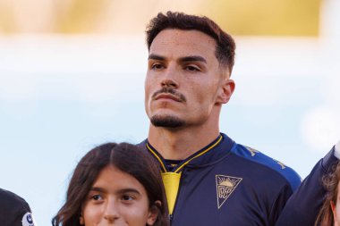 Pedro Alvaro, Liga Portekiz maçı sırasında Estoril Praia ve FC Porto takımları arasında Estadio Antonio Coimbra da Mota 'da görüldü (Maciej Rogowski)