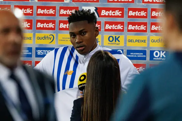 Samuel Aghehowa, Liga Portekiz maçı sırasında Estoril Praia ve FC Porto takımları arasında Estadio Antonio Coimbra da Mota 'da (Maciej Rogowski)