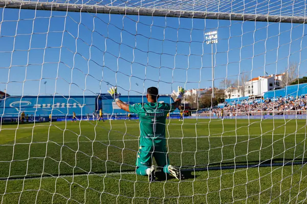 Kevin Chamorro, Liga Portekiz maçı sırasında Estoril Praia ve FC Porto takımları arasında Estadio Antonio Coimbra da Mota 'da görüldü (Maciej Rogowski)