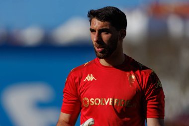 Diogo Dias, Liga Portekiz maçı sırasında Estoril Praia ve FC Porto takımları arasında Estadio Antonio Coimbra da Mota 'da görüldü (Maciej Rogowski)