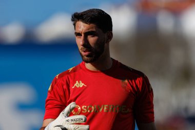 Diogo Dias, Liga Portekiz maçı sırasında Estoril Praia ve FC Porto takımları arasında Estadio Antonio Coimbra da Mota 'da görüldü (Maciej Rogowski)