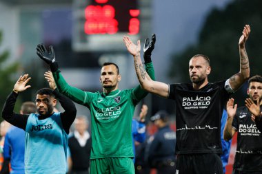 Bruno Bolas Brigido ve Andre Almeida Liga Portekiz 2 maçında SL Benfica B ve Academico de Viseu FC takımları arasında görüldü.