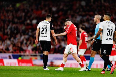 Kerem Akturkoglu Liga Portekiz maçı sırasında SL Benfica ve SC Farense (Maciej Rogowski)