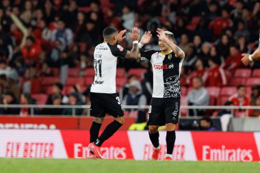 Derick Poloni ve Rony Lopes, Liga Portekiz maçında SL Benfica ve SC Farense (Maciej Rogowski)