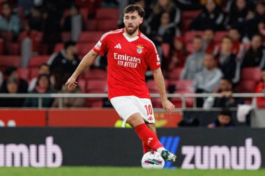 SL Benfica ve SC Farense (Maciej Rogowski) takımları arasında Liga Portekiz maçında Orkun Kokcu görüldü)