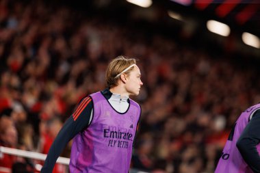 Andreas Schjelderup, Liga Portekiz maçı sırasında SL Benfica ve SC Farense (Maciej Rogowski)