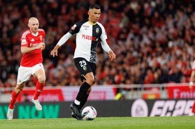 Claudio Falcao, Liga Portekiz maçı sırasında SL Benfica ve SC Farense (Maciej Rogowski) takımları arasında görüldü.)